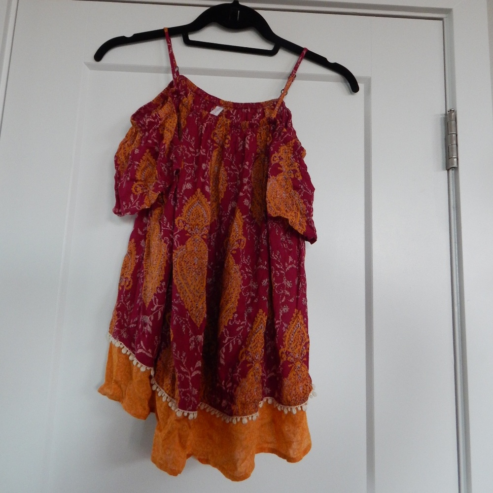 Bohemian Mock Sleeve Top